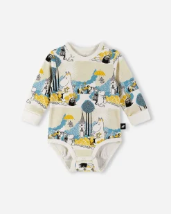 Baby Body I økologisk Bomull Moomin Snyggast