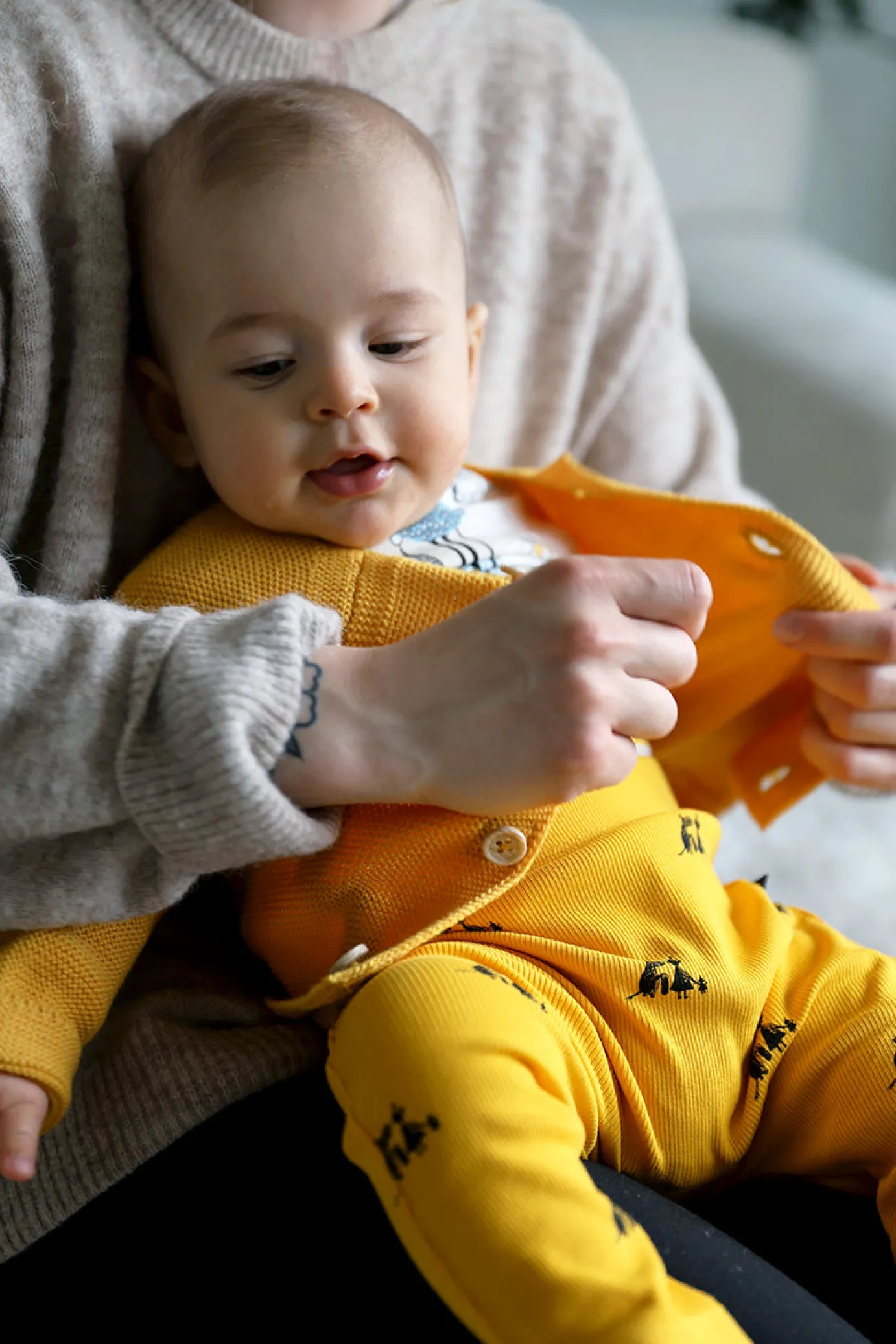 Baby Kofte I Merinoull Moomin Ullig